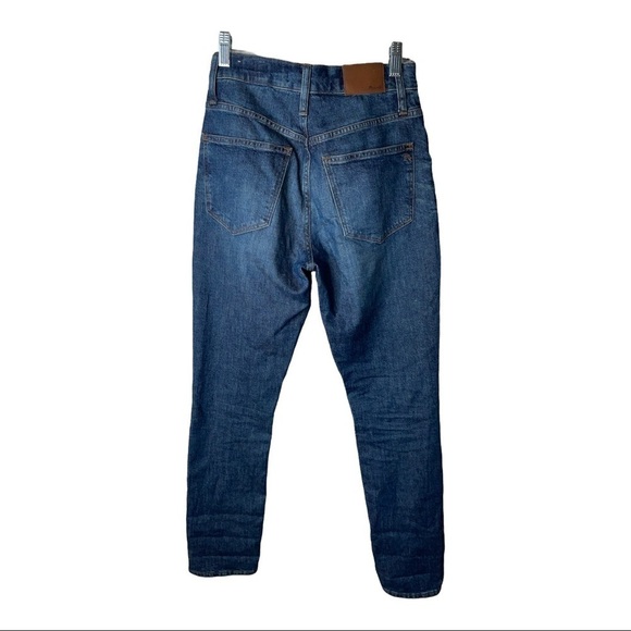Madewell High Rise Slim Boyjean Boyfriend Jeans Blue Size 24 - Picture 7 of 10